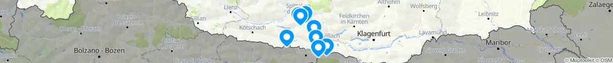 Map view for Pharmacies emergency services nearby Sankt Stefan im Gailtal (Hermagor, Kärnten)